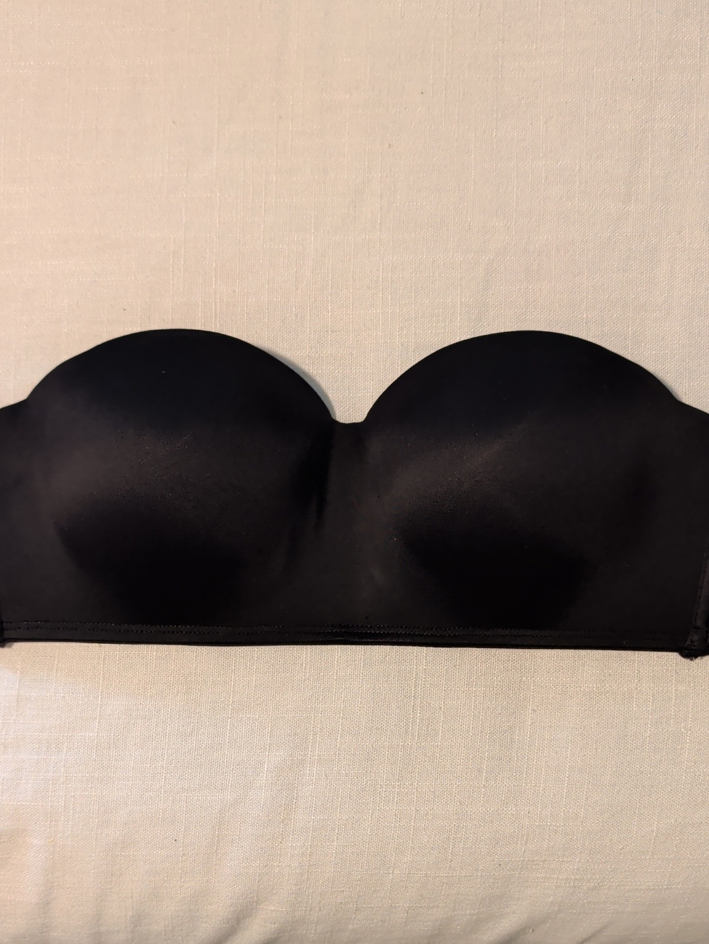 La SENZA Black Strapless Wireless Bra